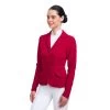 Cavalliera Women's Primetime Show Jacket - Ruby Red