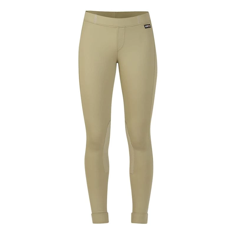 Kerrits Kids' Ice Fil Knee Patch Jodphurs - Tan