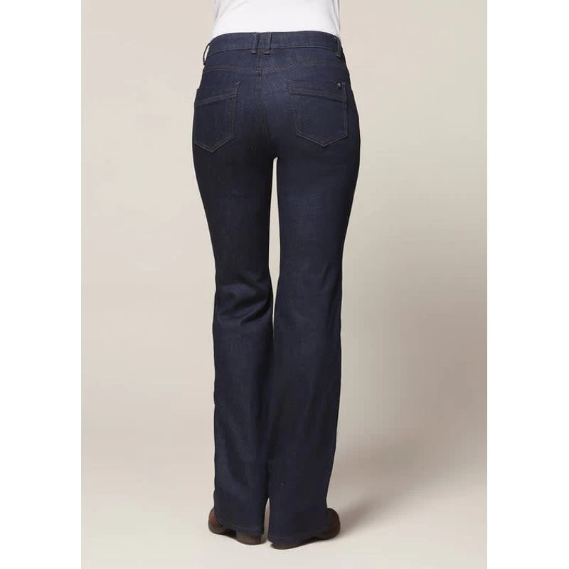 EQL Women's In Motion Bootcut Jean - Dark Rinse - Image 4