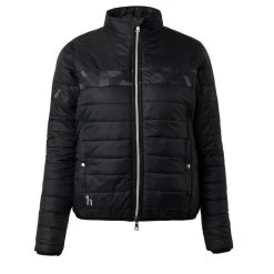 Horze Women's Luminox Padded Jacket W/Reflective Print - Black