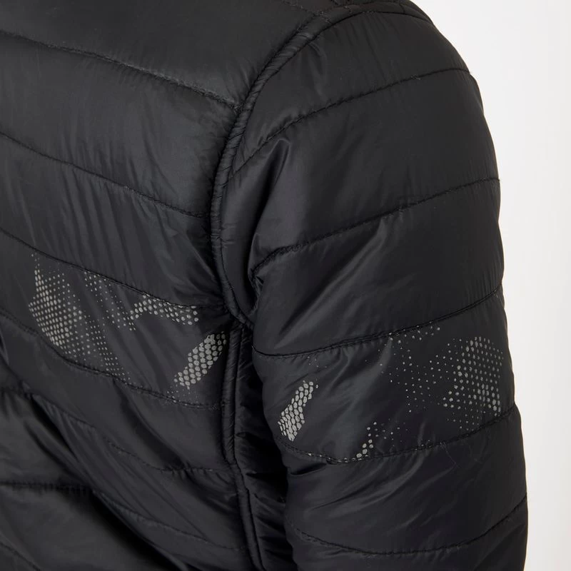Horze Women's Luminox Padded Jacket W/Reflective Print - Black - Image 2