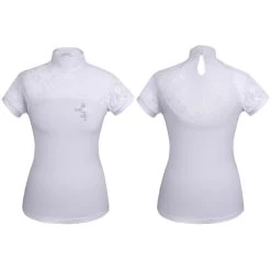 Fair Play Women's Lucia Short Sleeve Competition Shirt - White