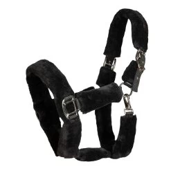 Back On Track Audrey Fleece Fur Halter - Black