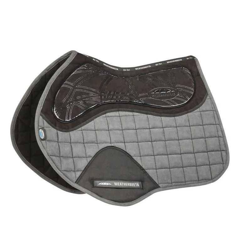 Weatherbeeta Ultra Grip Jump Saddle Pad - Grey