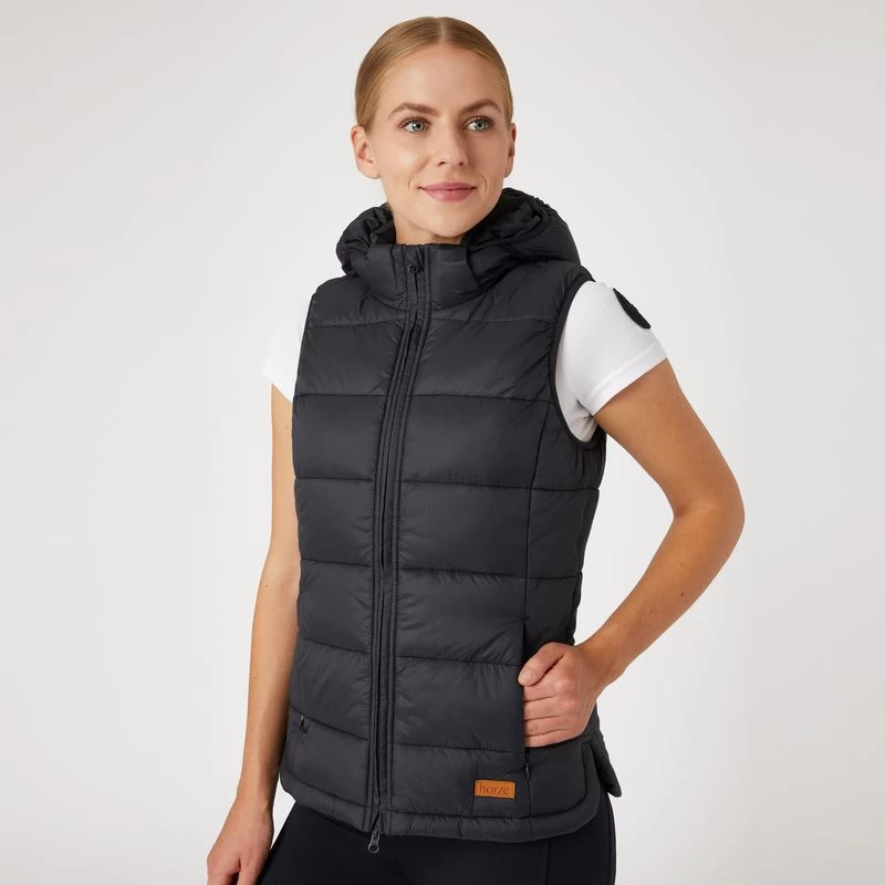 Horze Women's Anne Padded Vest - Dark Navy - Image 3