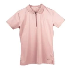 Shires Aubrion Kids' Poise Tech Polo - Rose