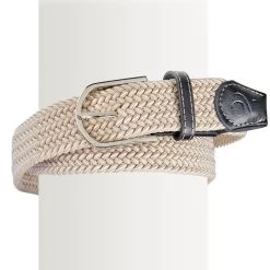 Ovation Women's Braided Stretch Belt - Stone