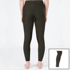 Irideon Kids' Powerstretch Knee Patch Breeches W/Sock - Sable