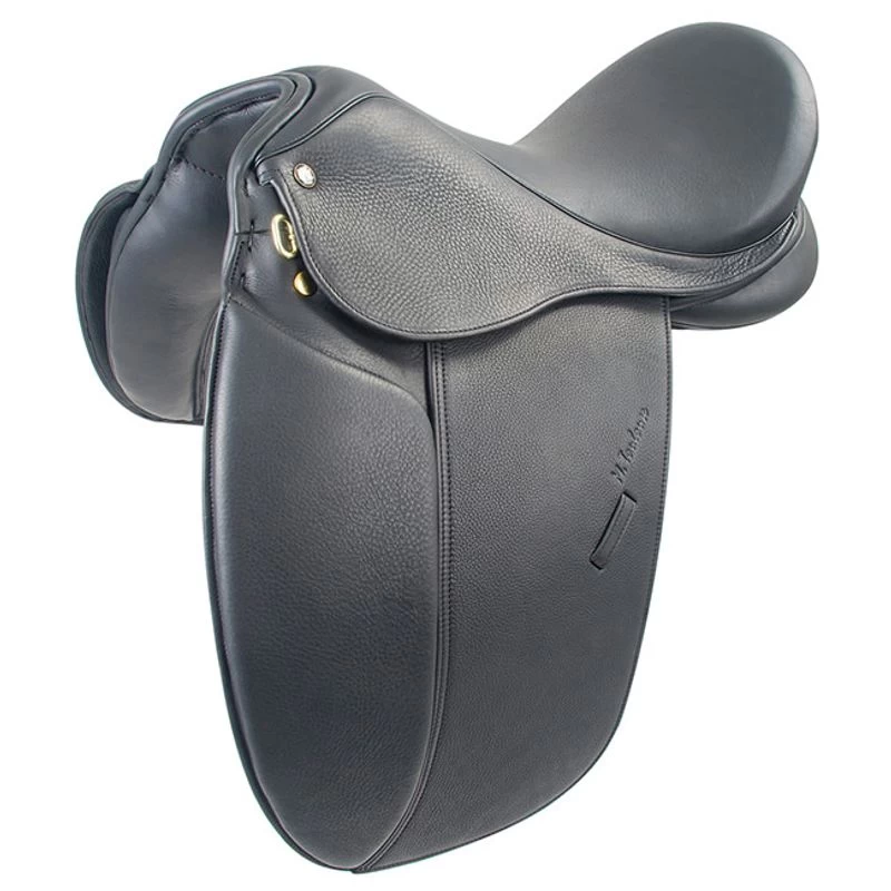 M. Toulouse Aachen Dressage Saddle Genesis Adjustable - Black - Image 2