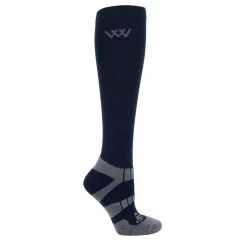 Woof Wear Winter Riding Sock 2 Pairs - Navy/Grey