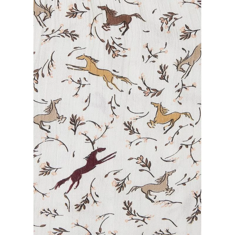 EQL Women's Horizon Rolled Cuff Shirt - Soft White Spring Fever - Image 5