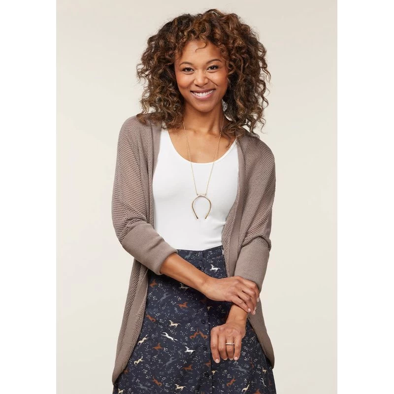 EQL Women's Mesh Cocoon Cardigan - Falcon - Image 3