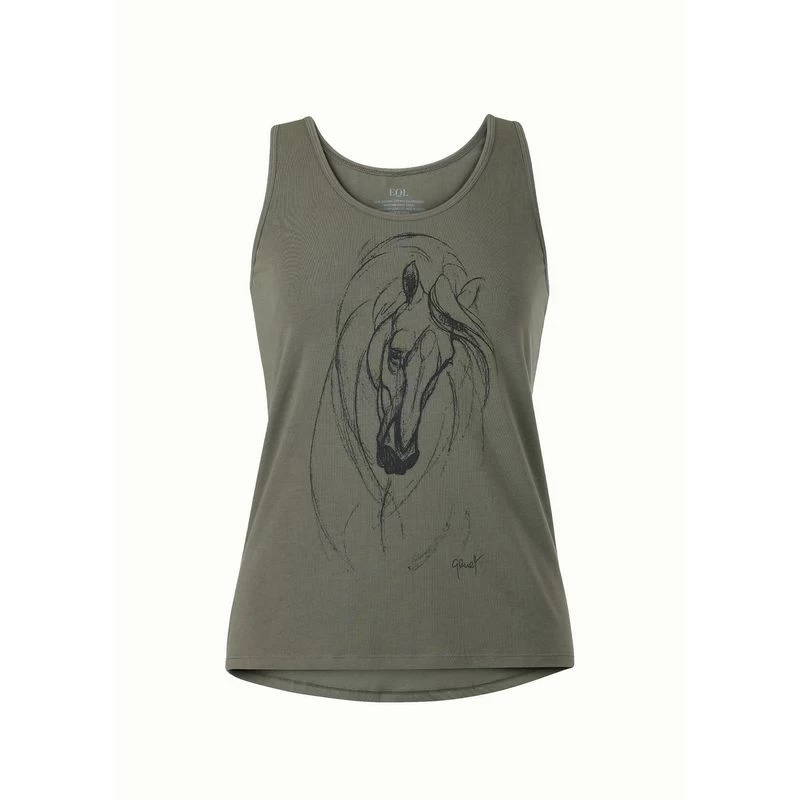 EQL Women's Graceful Horse Tank - Caper