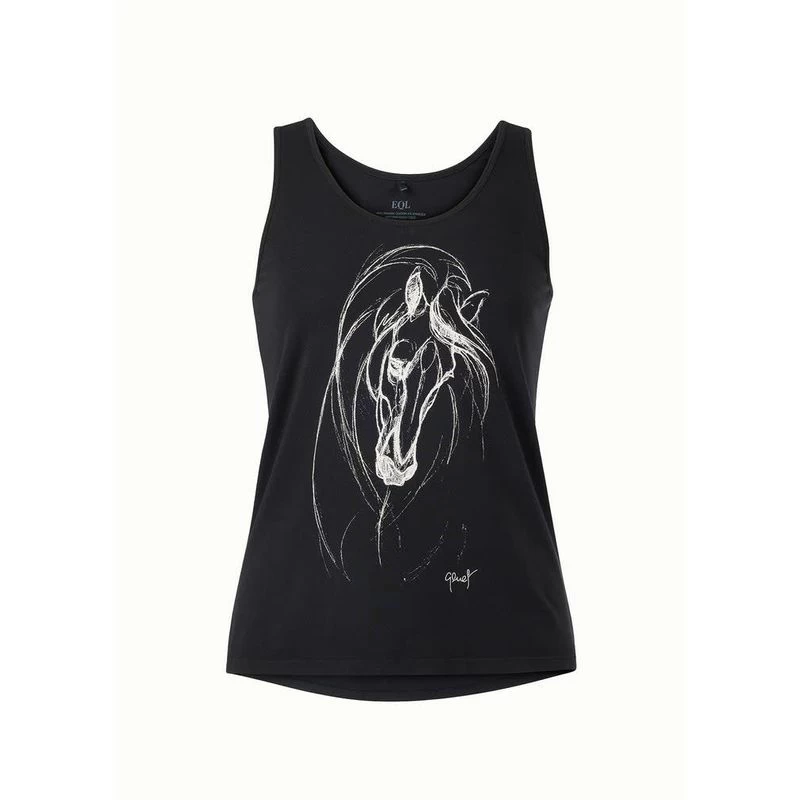 EQL Women's Graceful Horse Tank - Black