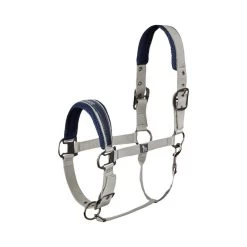 Horze Wicklow Comfort Mesh Halter - Harbour Mist Gray