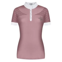 Fair Play Women's Alexis Short Sleeve Competition Shirt - Dusty Pink