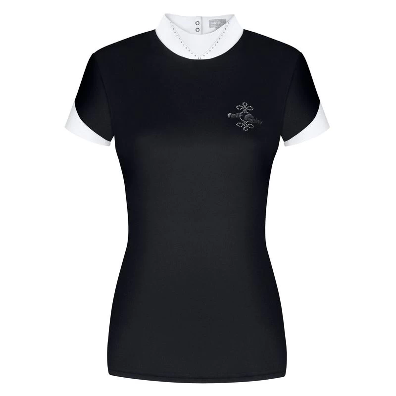 Fair Play Women's Bruna Short Sleeve Competition Shirt - Black
