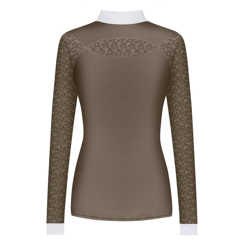 Fair Play Women's Alexis Long Sleeve Competition Shirt - Taupe Grey - Image 2