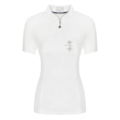 Fair Play Women's Paula Short Sleeve Tech Shirt - White