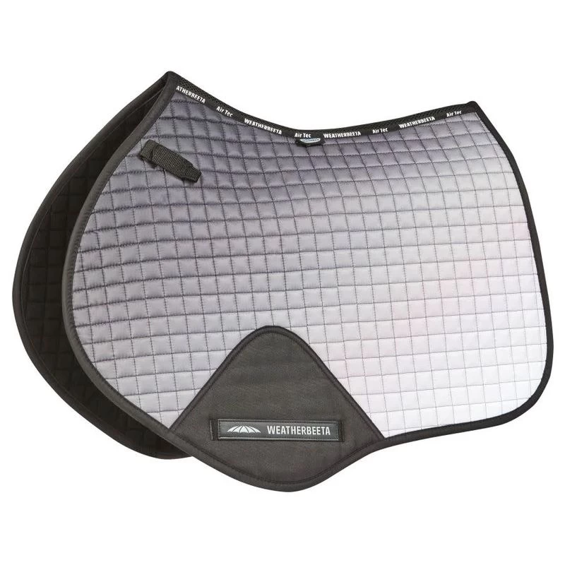Weatherbeeta Prime Ombre Jump Shaped Saddle Pad - Grey