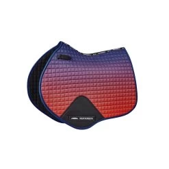 Weatherbeeta Prime Ombre Jump Shaped Saddle Pad - Stormy Sky