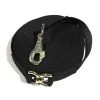 Kensington 30ft Flat Nylon Lunge Line - Black W/Goldtone