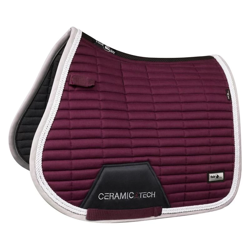 Fair Play Quartz Ceramic All Purpose Saddle Pad - Plum