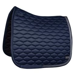 Fair Play Hexagon Arrow Dressage Saddle Pad - Navy