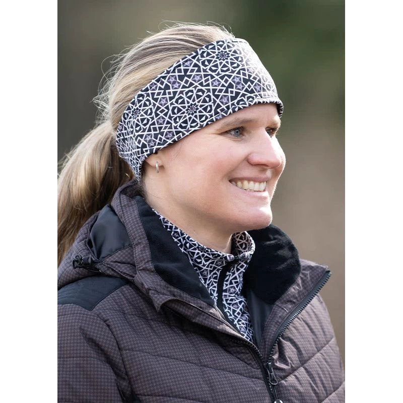Kerrits Women's Rail Side Fleece Headband - Black Starlight - Image 3