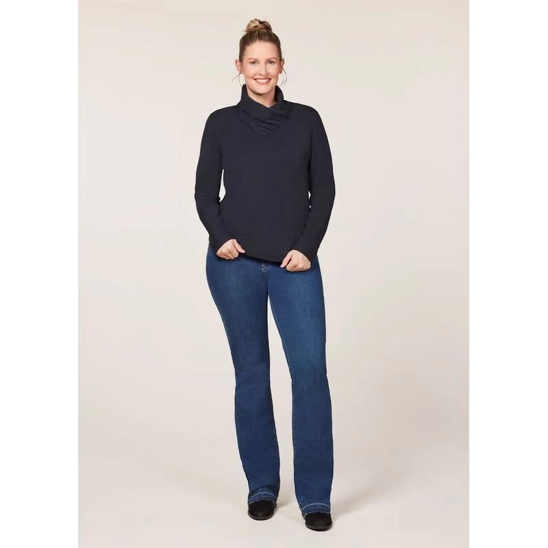 EQL Women's Weekender Wrap Neck Top - Black - Image 5