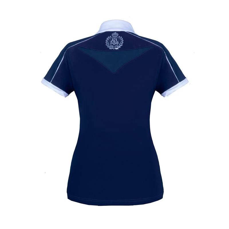 Fair Play Women's Claire Short Sleeve Competition Shirt - Navy/White - Image 2