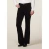 EQL Women's Soft Stretch Corduroy Bootcut Pants - Black