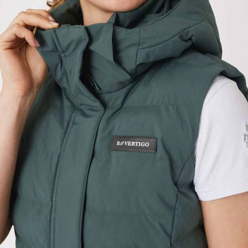 B Vertigo Women's Celeste Waterproof Vest - Jungle Green - Image 3