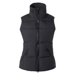 Horze Women's Rianna Padded Puffer Vest - Caviar Black