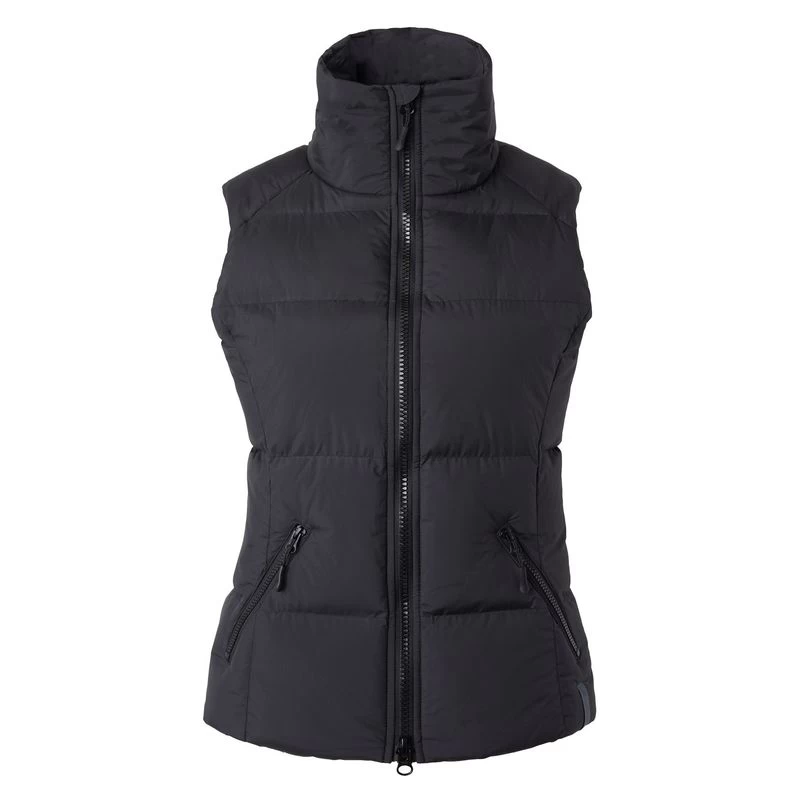 Horze Women's Rianna Padded Puffer Vest - Caviar Black