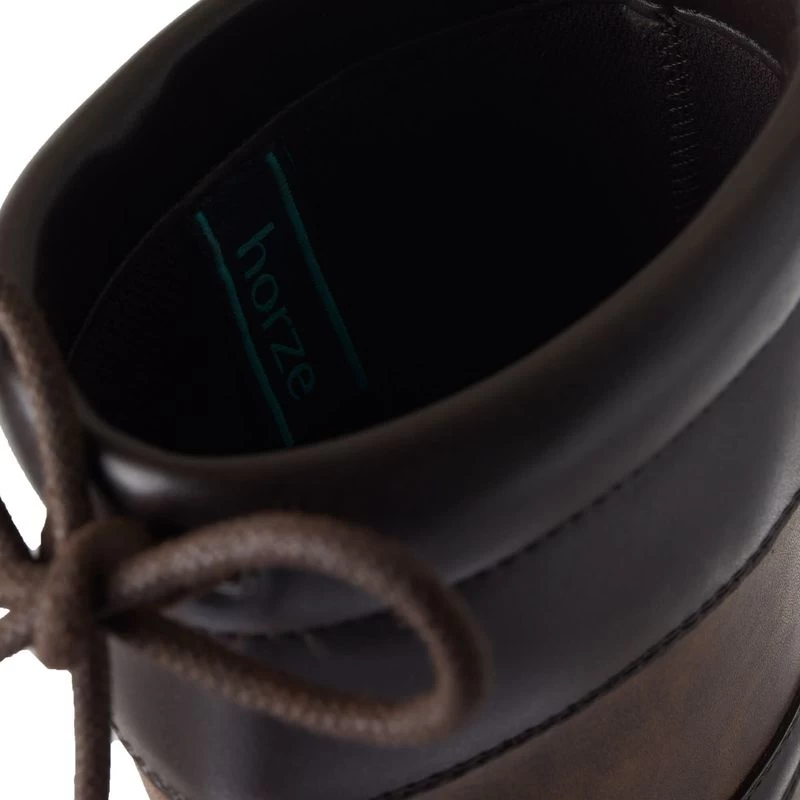 Horze Kids' Waterproof Country Tall Boots - Brown - Image 3