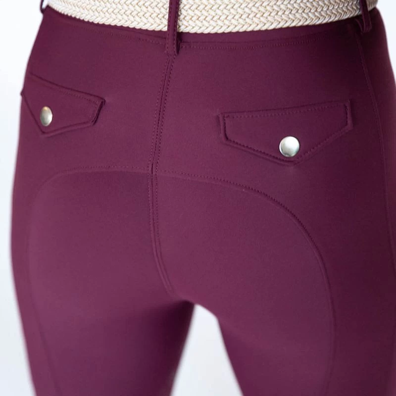 Romfh Women's Vida Full Grip Pull On Tights - Aubergine - Image 2