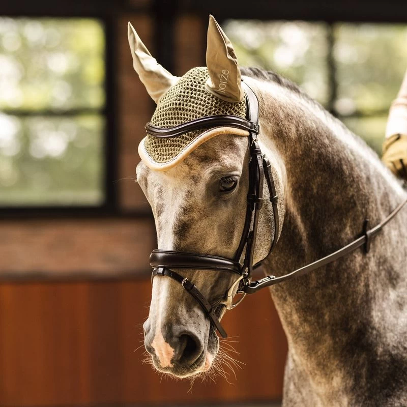 Horze St. Moritz Soft Padded Anatomic Bridle - Dark Brown - Image 3