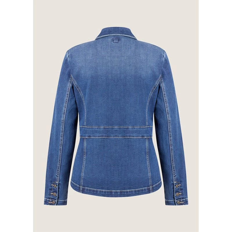 EQL Women's In Motion Denim Blazer - Midnight Wash - Image 2